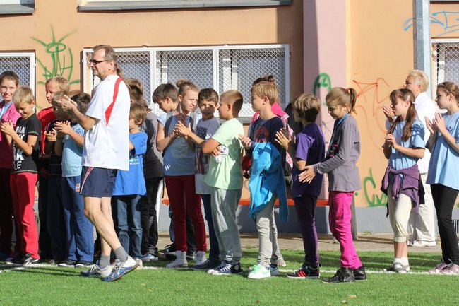 Pierwszy mecz na nowym boisku (zdjęcia)