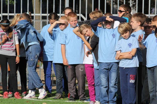 Pierwszy mecz na nowym boisku (zdjęcia)