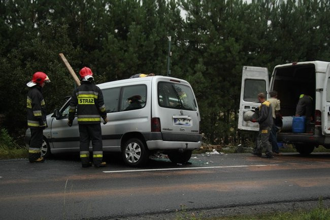 Jedna osoba ciężko ranna (zdjęcia)