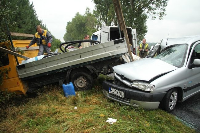 Jedna osoba ciężko ranna (zdjęcia)