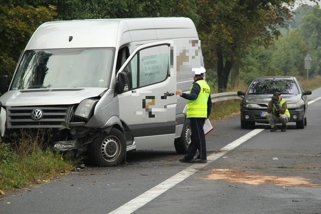 Trzy osoby ranne w wypadku koło Radomicka (zdjęcia, wideo i dźwięk)