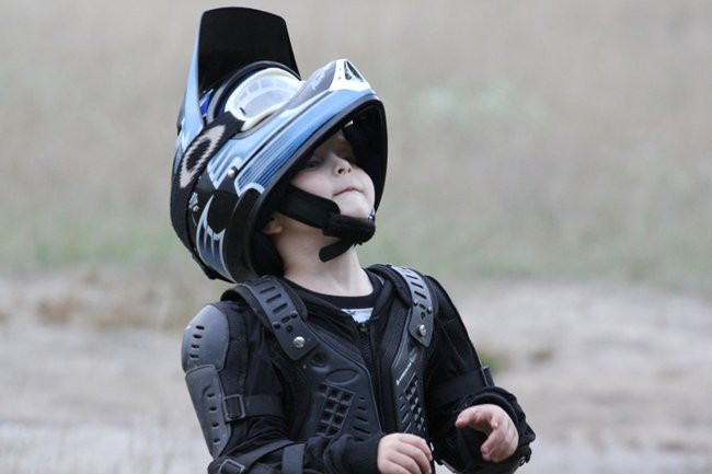 Maluchy na motocrossie (zdjęcia)