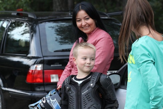 Maluchy na motocrossie (zdjęcia)