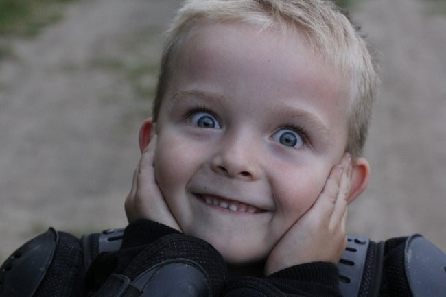 Maluchy na motocrossie (zdjęcia)