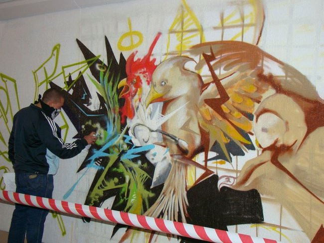 Graficiarze pomalowali przejście podziemne (zdjęcia)