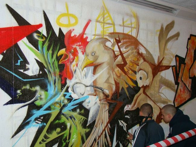 Graficiarze pomalowali przejście podziemne (zdjęcia)