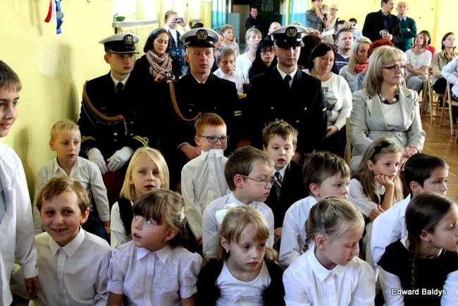 Marynarze u pierwszoklasistów (zdjęcia)