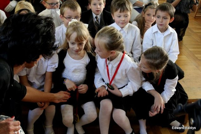 Marynarze u pierwszoklasistów (zdjęcia)