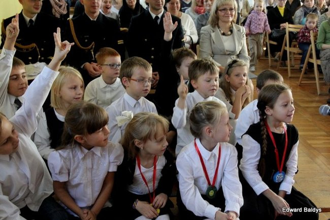 Marynarze u pierwszoklasistów (zdjęcia)