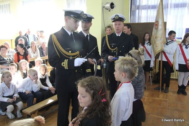 Marynarze u pierwszoklasistów (zdjęcia)