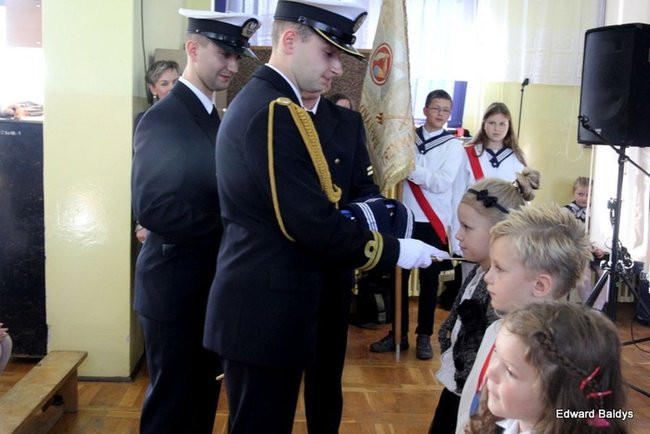 Marynarze u pierwszoklasistów (zdjęcia)