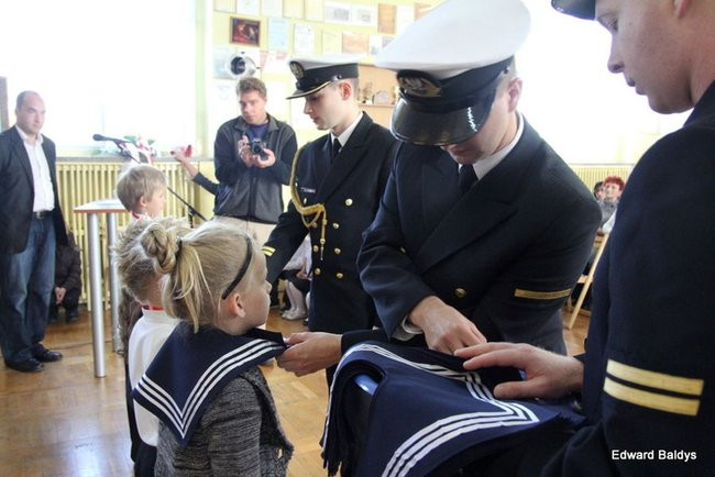 Marynarze u pierwszoklasistów (zdjęcia)