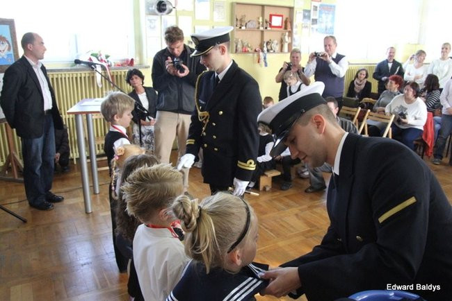 Marynarze u pierwszoklasistów (zdjęcia)