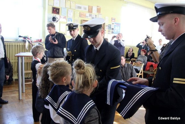 Marynarze u pierwszoklasistów (zdjęcia)