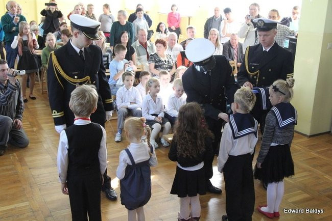 Marynarze u pierwszoklasistów (zdjęcia)