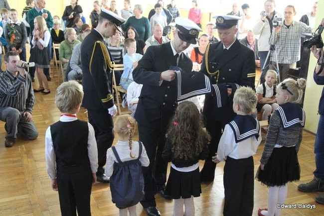 Marynarze u pierwszoklasistów (zdjęcia)