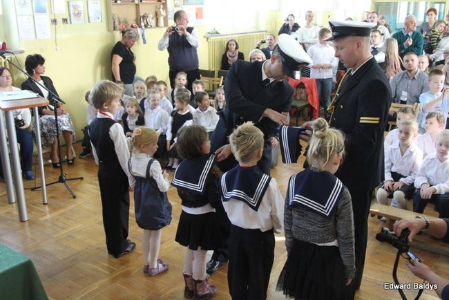 Marynarze u pierwszoklasistów (zdjęcia)
