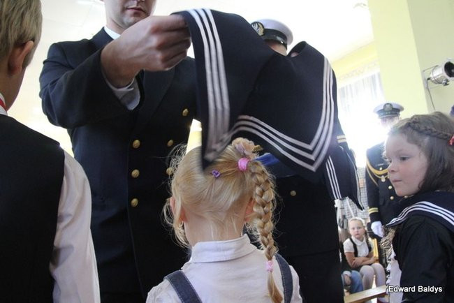 Marynarze u pierwszoklasistów (zdjęcia)