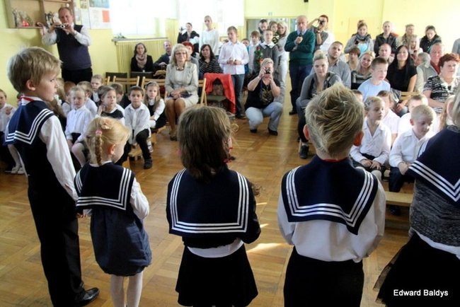 Marynarze u pierwszoklasistów (zdjęcia)