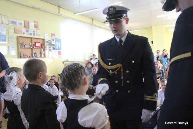 Marynarze u pierwszoklasistów (zdjęcia)