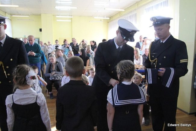 Marynarze u pierwszoklasistów (zdjęcia)