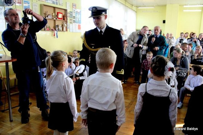 Marynarze u pierwszoklasistów (zdjęcia)
