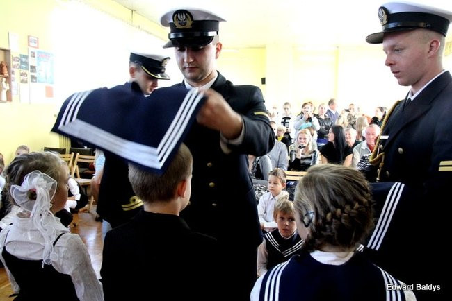 Marynarze u pierwszoklasistów (zdjęcia)