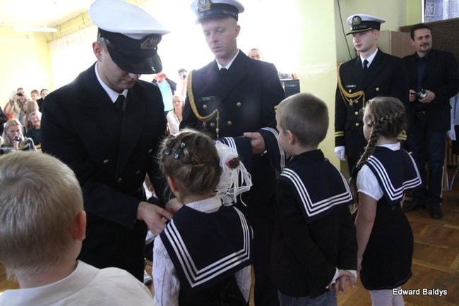 Marynarze u pierwszoklasistów (zdjęcia)