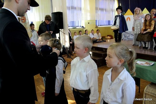 Marynarze u pierwszoklasistów (zdjęcia)