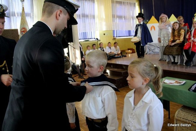Marynarze u pierwszoklasistów (zdjęcia)