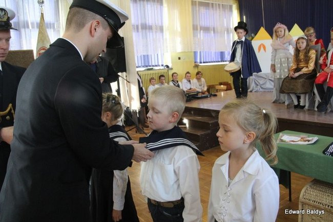 Marynarze u pierwszoklasistów (zdjęcia)