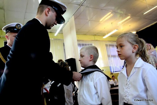 Marynarze u pierwszoklasistów (zdjęcia)