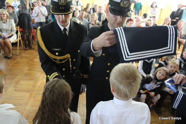 Marynarze u pierwszoklasistów (zdjęcia)