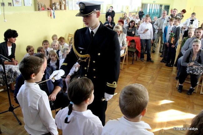 Marynarze u pierwszoklasistów (zdjęcia)