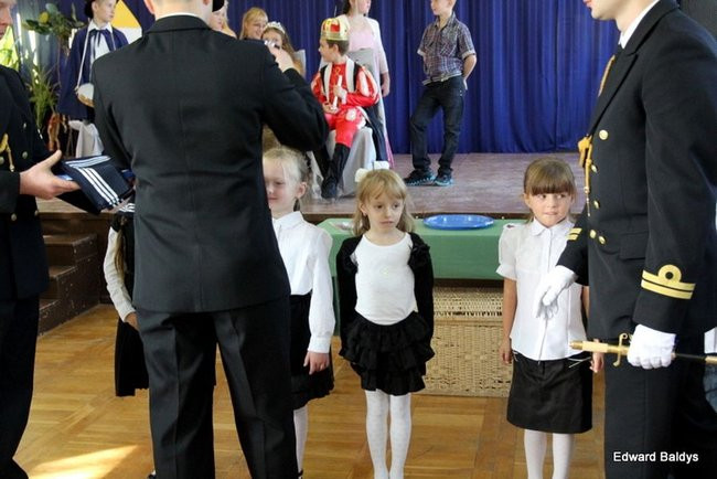 Marynarze u pierwszoklasistów (zdjęcia)