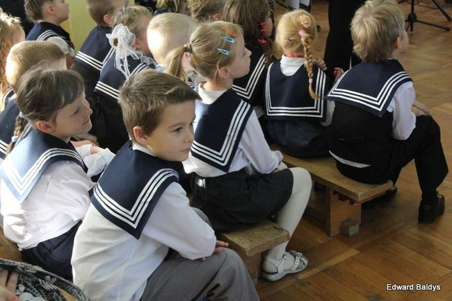 Marynarze u pierwszoklasistów (zdjęcia)