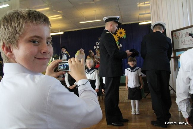 Marynarze u pierwszoklasistów (zdjęcia)