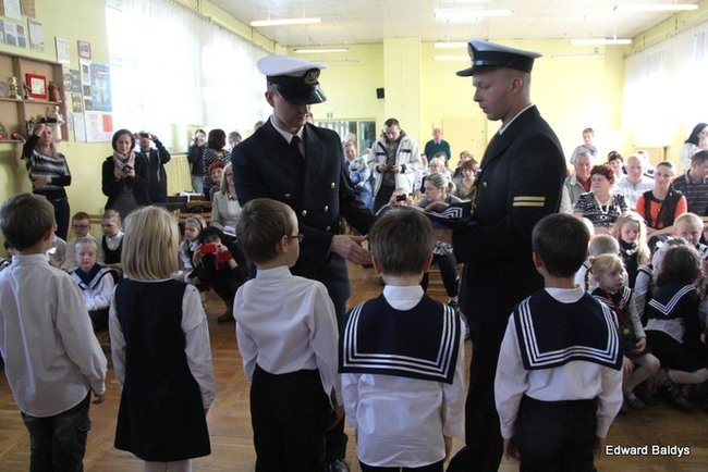 Marynarze u pierwszoklasistów (zdjęcia)