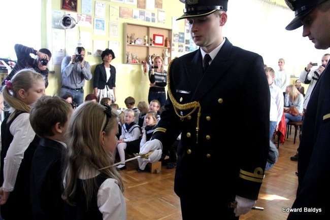 Marynarze u pierwszoklasistów (zdjęcia)