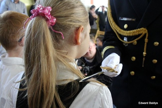 Marynarze u pierwszoklasistów (zdjęcia)