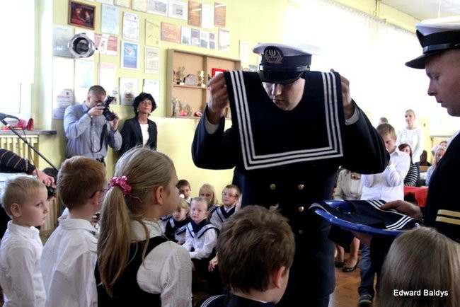 Marynarze u pierwszoklasistów (zdjęcia)