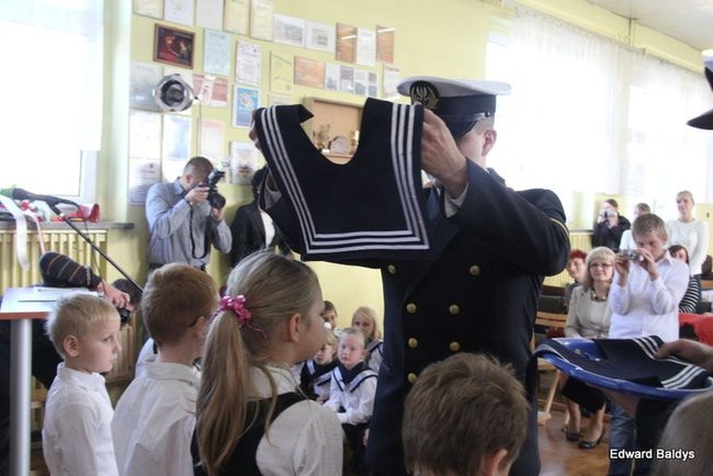 Marynarze u pierwszoklasistów (zdjęcia)