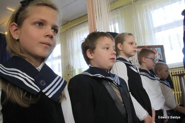 Marynarze u pierwszoklasistów (zdjęcia)