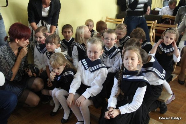 Marynarze u pierwszoklasistów (zdjęcia)