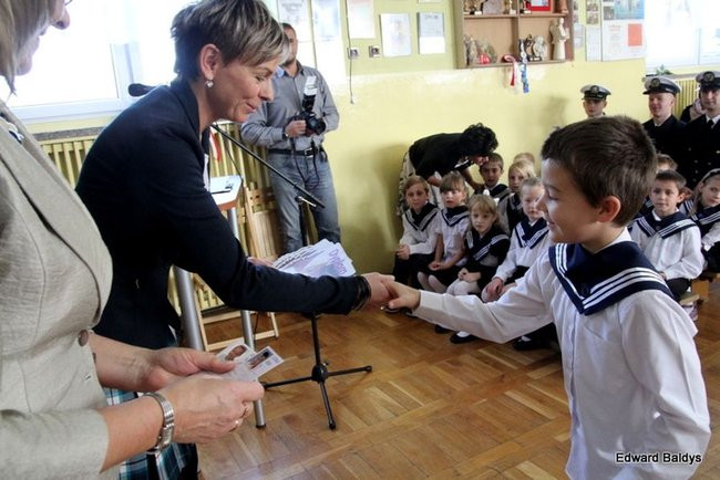 Marynarze u pierwszoklasistów (zdjęcia)