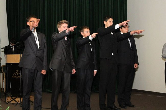 Pasowanie w ZSOŚ (zdjęcia)