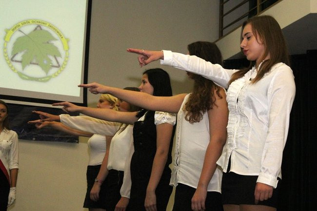 Pasowanie w ZSOŚ (zdjęcia)