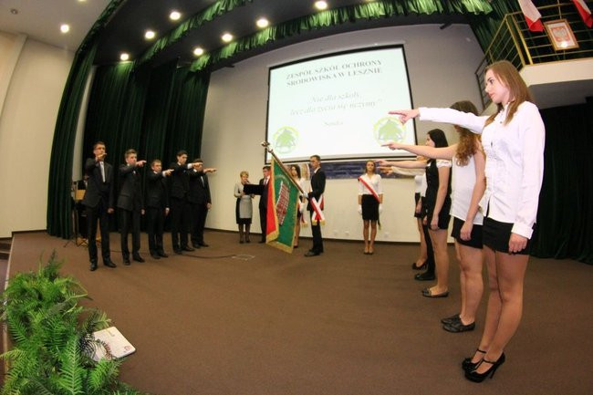 Pasowanie w ZSOŚ (zdjęcia)