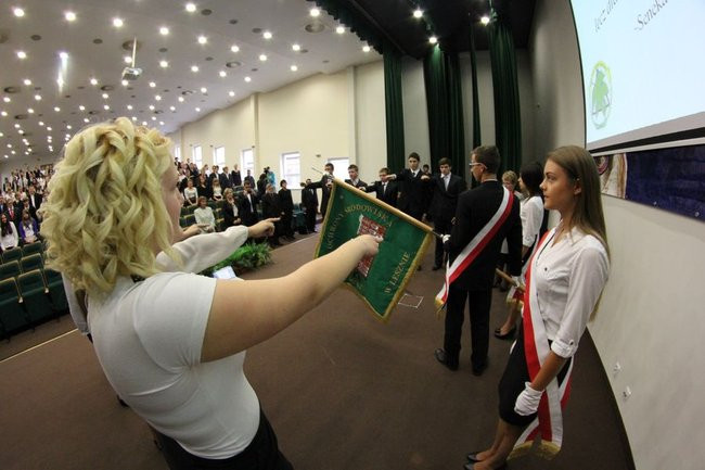 Pasowanie w ZSOŚ (zdjęcia)