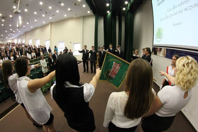 Pasowanie w ZSOŚ (zdjęcia)